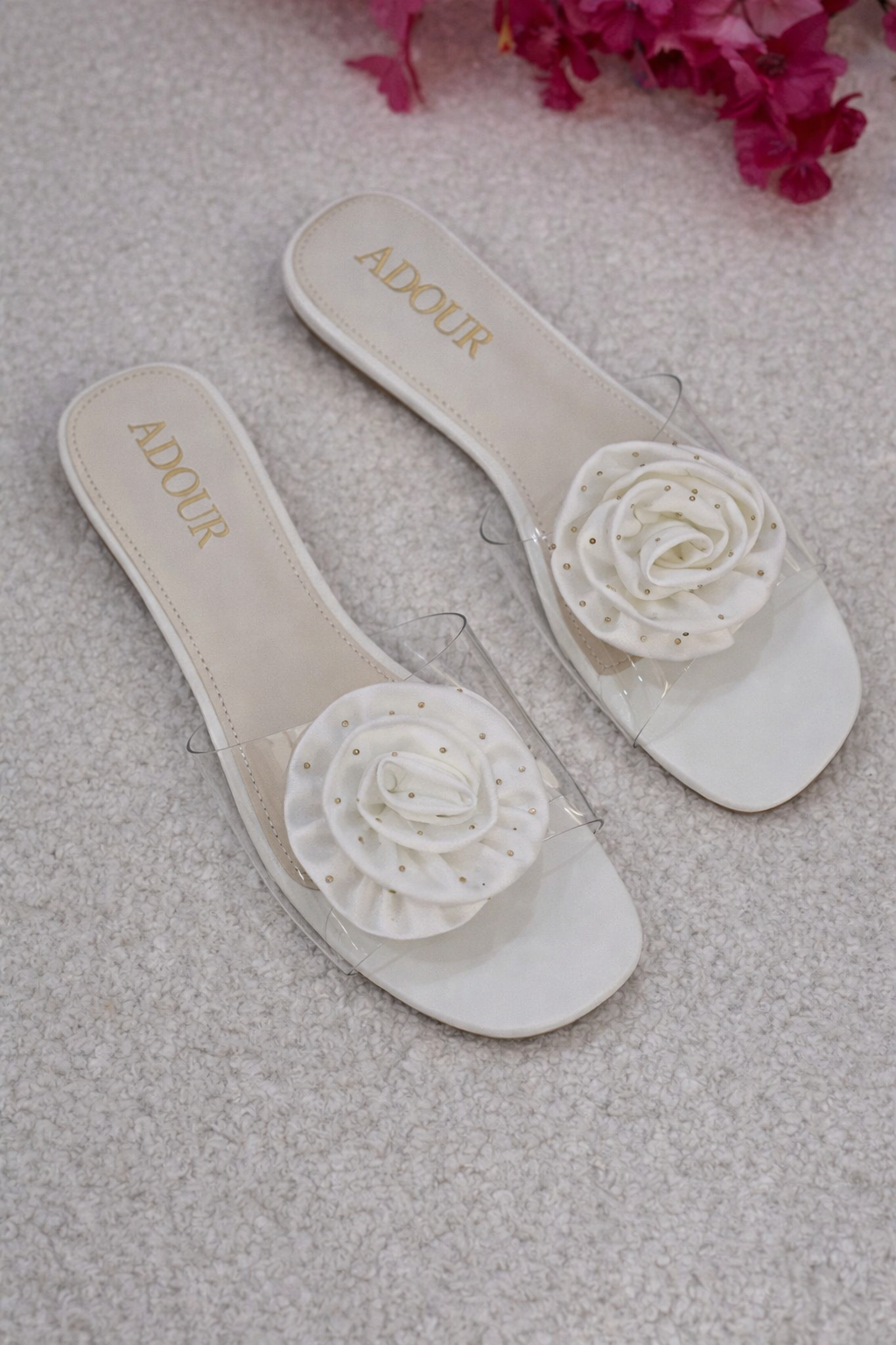 Adour Fancy Slipper S4 White