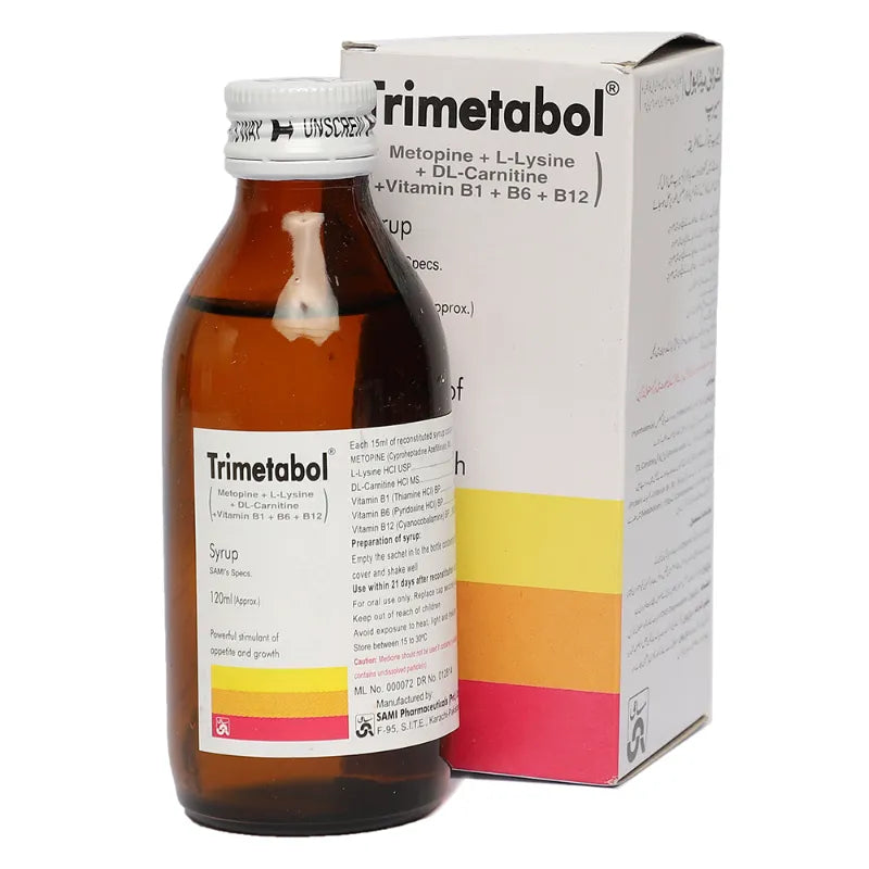 Trimetabol Syrup 120Ml