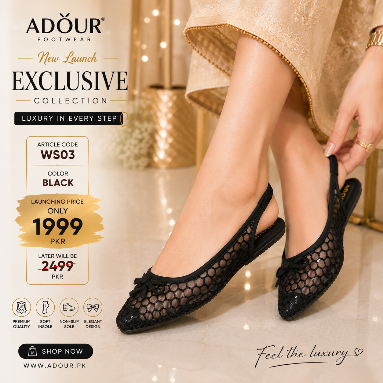Adour Shoes WS03