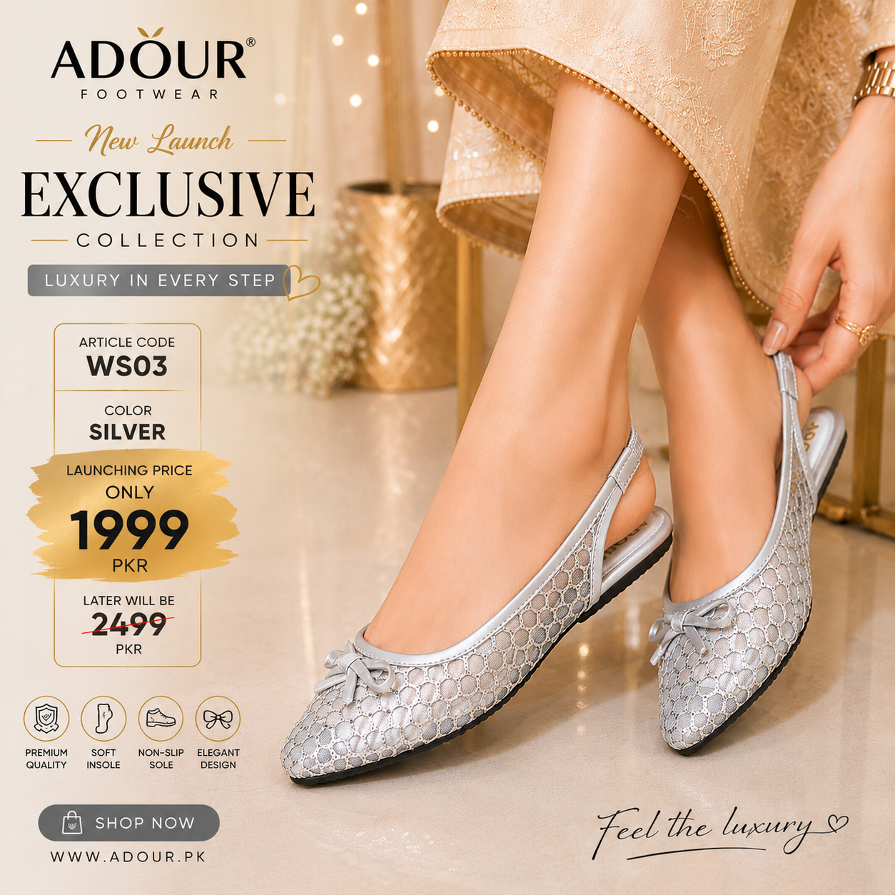 Adour Shoes WS03