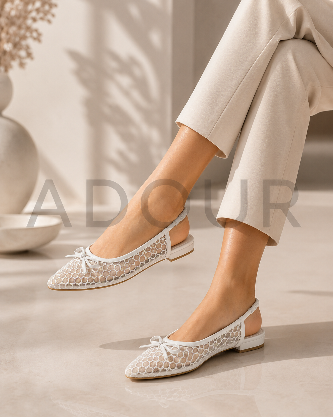 Adour Shoes WS03 Brown