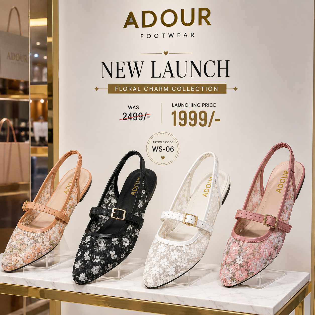 Adour Shoes WS06