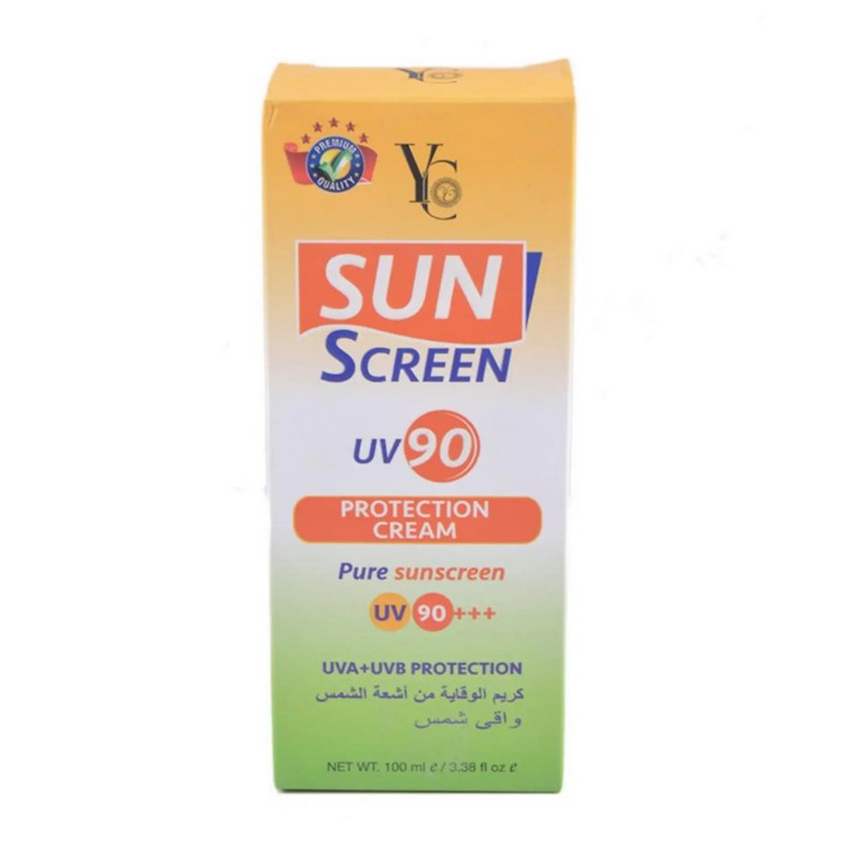 YC Sunscreen Cream Uv90+ – 100Ml