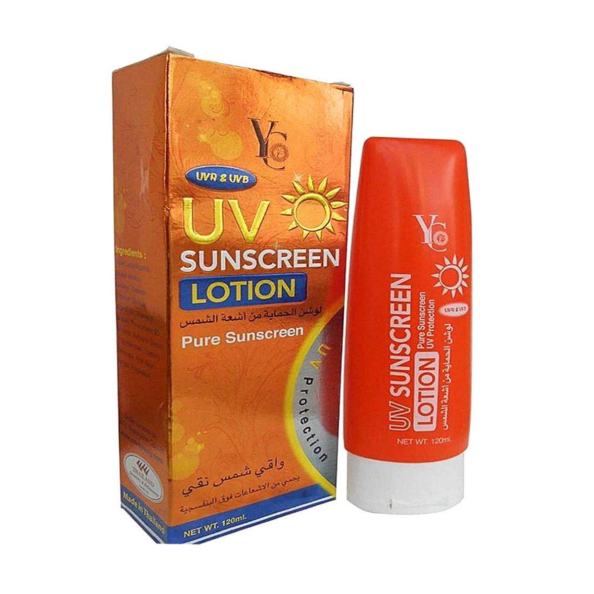 YC Thailand Uv Sunscreen Lotion – 120Ml