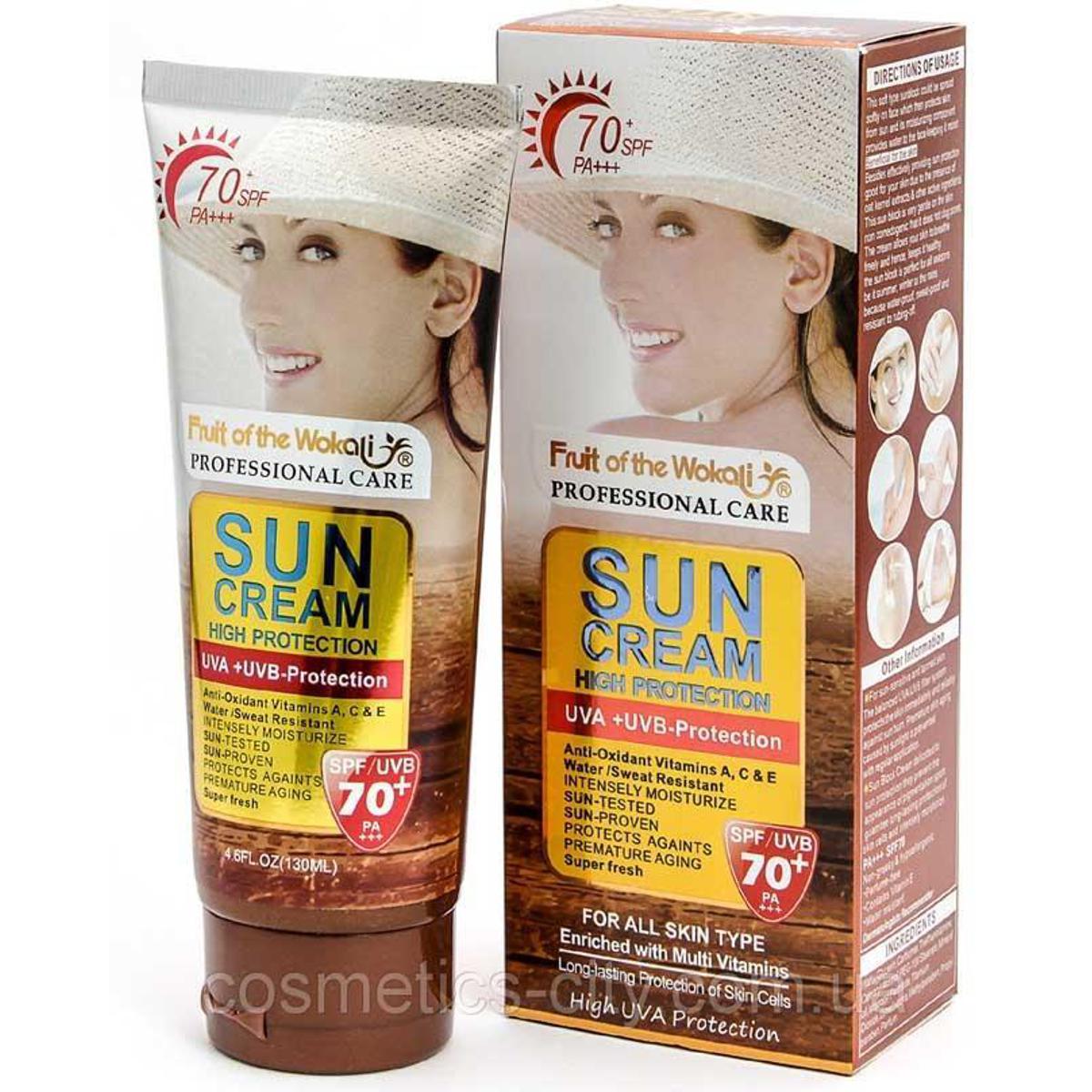Wokali Sun Cream High Protection SPF 70