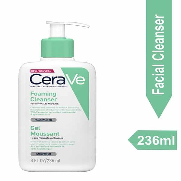 CeraVe Foaming Cleanser Normal to Oily Skin 236ml