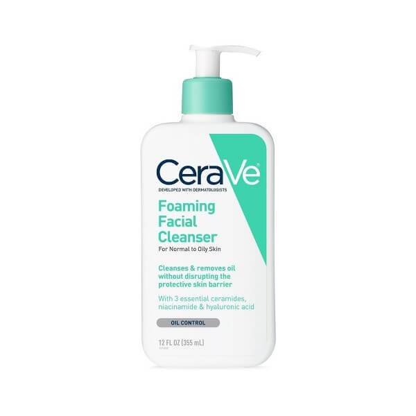 Cerave Foaming Facial Cleanser Normal To Oily Skin 355Ml