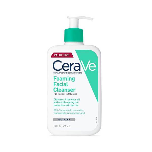 Cerave Foaming Facial Cleanser Normal To Oily Skin 473Ml