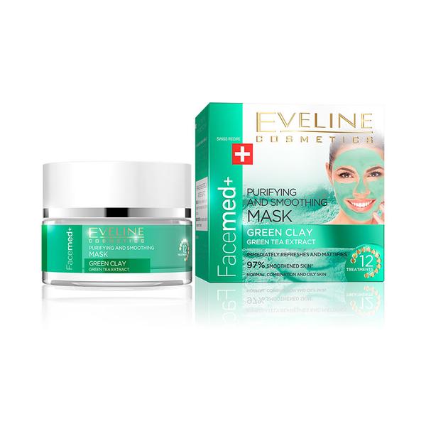 Facemed+ Green Clay Mask 50ml - Eveline