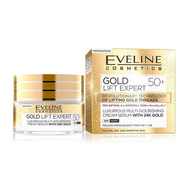 Gold Lift Expert 50+ Day & Night Cream 50ml - Eveline