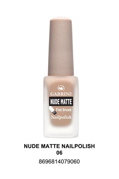 Gabrini Nude Matte Nail Polish - 06