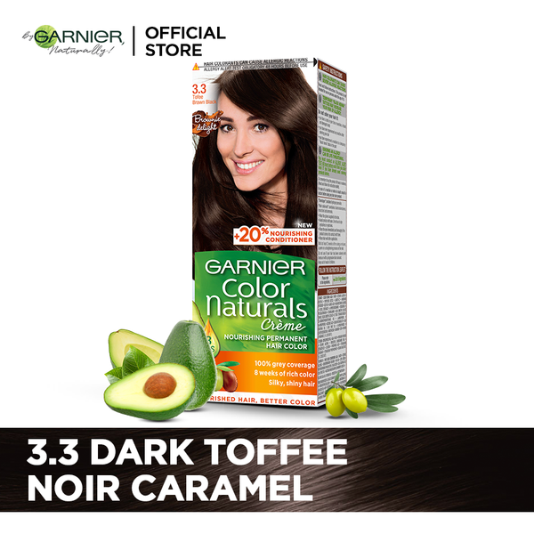 3.3 Dark Toffee Noir Caramel Hair Color - Garnier