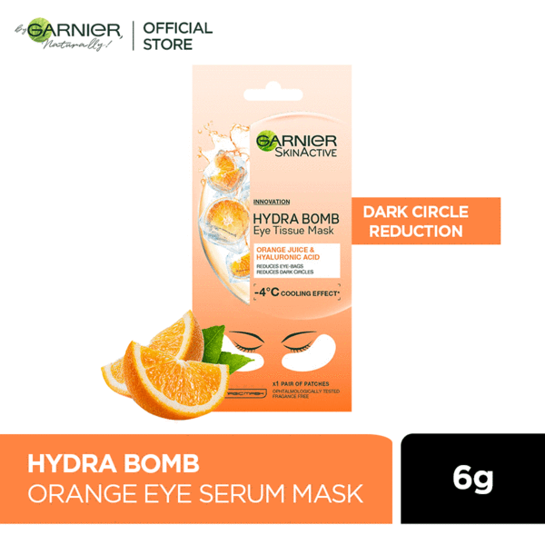 Skin Active Hydra Bomb Eye Tissue Mask - Orange - Garnier