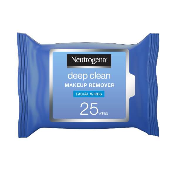 Neutrogena Makeup Remover Facial Wipes Deep Clean Pack Of 25 Wipes