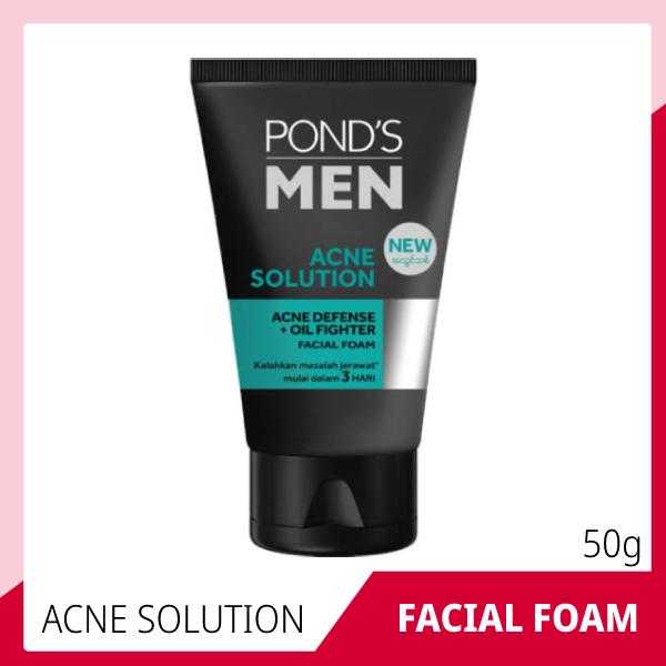 Men Anti Acne Solution Facial Foam 50g - POND'S
